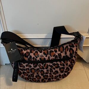 Kate Spade spotted leopard sling bag